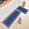 thumbnail image 1 of RYRDWP Kitchen Printed Non-Slip Carpet,Set Of 2 Microfiber Kitchen Rugs Non-Slip Soft Bathroom Rugs, 1 of 2