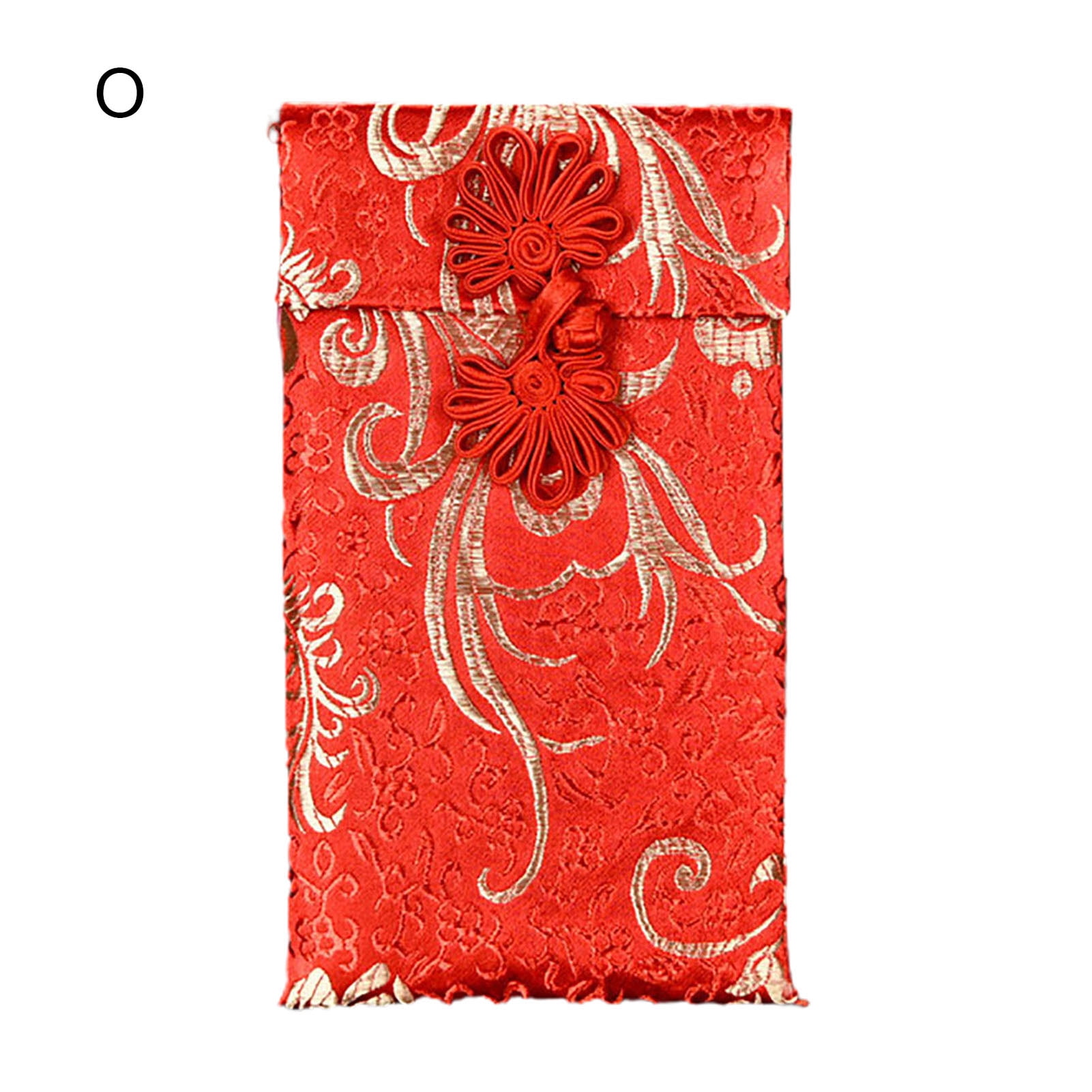 Naturegr Chinese Style Embroidery Design Red Envelope Money Bag Party