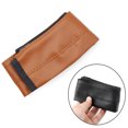 thumbnail image 7 of Stroller Handle Grip Cover, Brown Leather Non-slip Comfortable Replacement, Universal Fit for Lightweight Foldable Baby Stroller Pet Stroller, 1 Piece Portable Stroller Hand Grip Sleeve for Outdoor W, 7 of 7