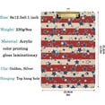 thumbnail image 3 of FMSHPON American Flag Stars Stripes 4Th of July Clipboard Hardboard Wood Nursing Clip Board and Pull for Standard A4 Letter 13x9 inches, 3 of 5