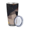thumbnail image 2 of Salouo Elegant Lady With Hat Print 20oz Tumbler with Lid,Stainless Steel Vacuum Insulated Tumbler Durable Insulated Coffee Mug Thermal Cup with Splash Proof Sliding Lid-Straw Three-piece Set, 2 of 8