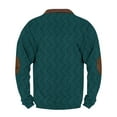 thumbnail image 4 of Blusas y camisas de manga larga con cuello redondo Sudadera con capucha de cuello redondo para hombre Jersey estampado Blusa de poliéster de manga larga para hombre, 4 of 4