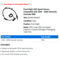 thumbnail image 2 of Front Right ABS Speed Sensor - Compatible with 2004 - 2008 Chevy Colorado RWD 2005 2006 2007, 2 of 2