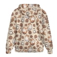 thumbnail image 5 of Renewold Cat Knitting Wool Ball Women's Oversized Hoodies Fashion Jackets Pullover Long Sleeve Zip Up Hooded Sweatshirts Hooded Sweaters Oversized Jackets Loose Fitting Clothes for Women, 3XL, 5 of 7