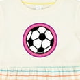 thumbnail image 4 of Inktastic Soccer Player Girls Sports Ball Girls Baby Dress, 4 of 5