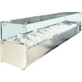 thumbnail image 5 of 70'' Countertop Stainless Steel 9-Pan Refrigerated Salad Bar Display, NSF Cold Food Prep Station, 5 of 11