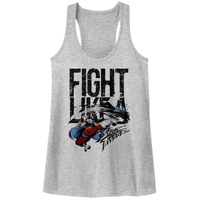 Street Fighter Video Martial Arts Arcade Game Legendary Taunt Womens Tank Top T