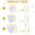 thumbnail image 2 of POINTERTECK Sacs de Filtre en Maille Ultra Fine Réutilisables pour Aliments et Cadre en Acier Inoxydable pour Filtre Lait de Noix Café Lait Beurre Jus et Fromage Frais, 2 of 24