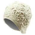thumbnail image 4 of Sporti Latex Ornament Swim Cap (White Ornament Lily), 4 of 11
