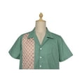 thumbnail image 4 of Two-tone Contrast Retro Cuban Casual Shirts, 4 of 6