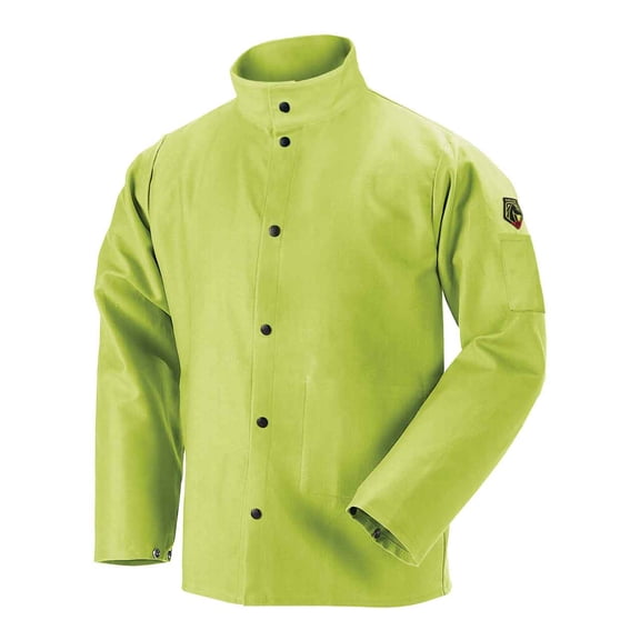 Revco Black Stallion TruGuard 200 9oz Lime FR Cotton Welding Jacket (FL9-30C)