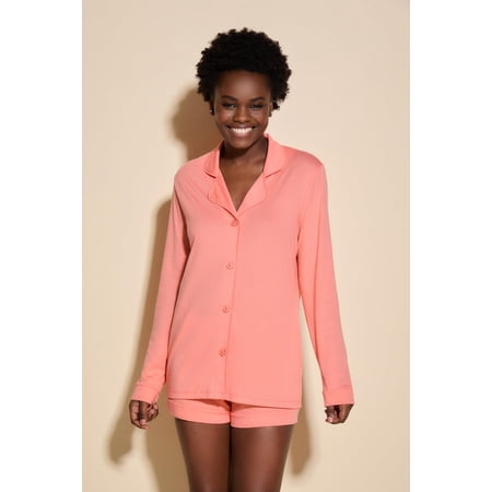 Cosabella Long Sleeve Top & Boxer Pajamas AMOBD9645