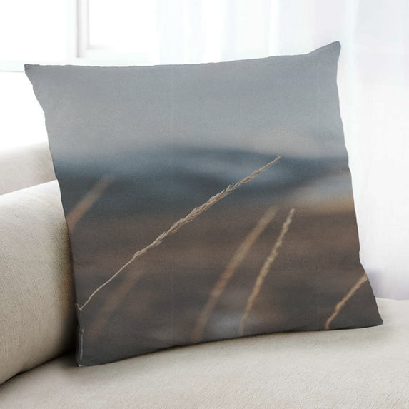 Ahgly Company Plants Grass Indoor Throw Pillow, 18 inch by 18 inch