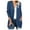 Blue, variant on Women Long Sleeve Knit Drape Front Cardigan Soft Warm Sweater Jacket Outerwear