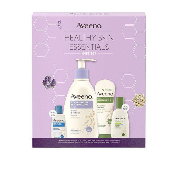 Aveeno Body Lotion Healthy Skin Essentials Gift Set, Skincare Set with