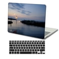 thumbnail image 5 of KSK KAISHEK Plastic Hard Case Cover Compatible with 2022 2021 2020 2019 2018 Rel. Newest MacBook Air 13 inch & + Black Keyboard Cover Model: A2337 m1/A2179/A1932 Blue series A 0361, 5 of 5