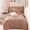 Clay Pink-Twin XL(66"x90"), variant on Emerald Green Full(80"x90") 7 Piece Bed-in-a-Bag All Season Bedding Set