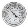 thumbnail image 1 of 1/2" NPT Stainless Steel Pot Thermometer Metal Dial Thermometer for Brewing Beer, 1 of 8