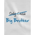 thumbnail image 3 of Tstars Boys Unisex Big Brother Shirt Gift for Future Big Brother Children Shirts Only Child to Big Brother Best Gift Idea Youth Birthday Pregnancy Announcement Big Bro Gifts for Brother Kids T Shirt, 3 of 6