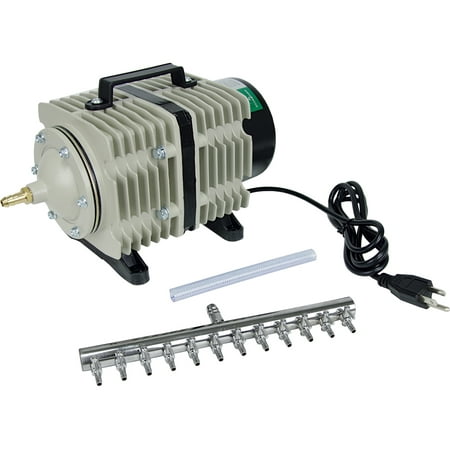 UPC: 0638104000611 | Commercial Air Pump – 12 Outlets – 110 Liters per Minute