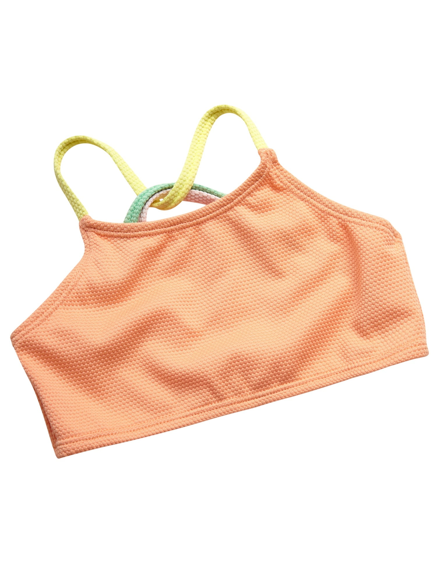 Jessica Simpson Girls' Three-piece Bikini Swimsuit Set with Rashguard, Sizes 4-16