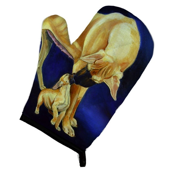 Great Dane and Puppy Oven Mitt