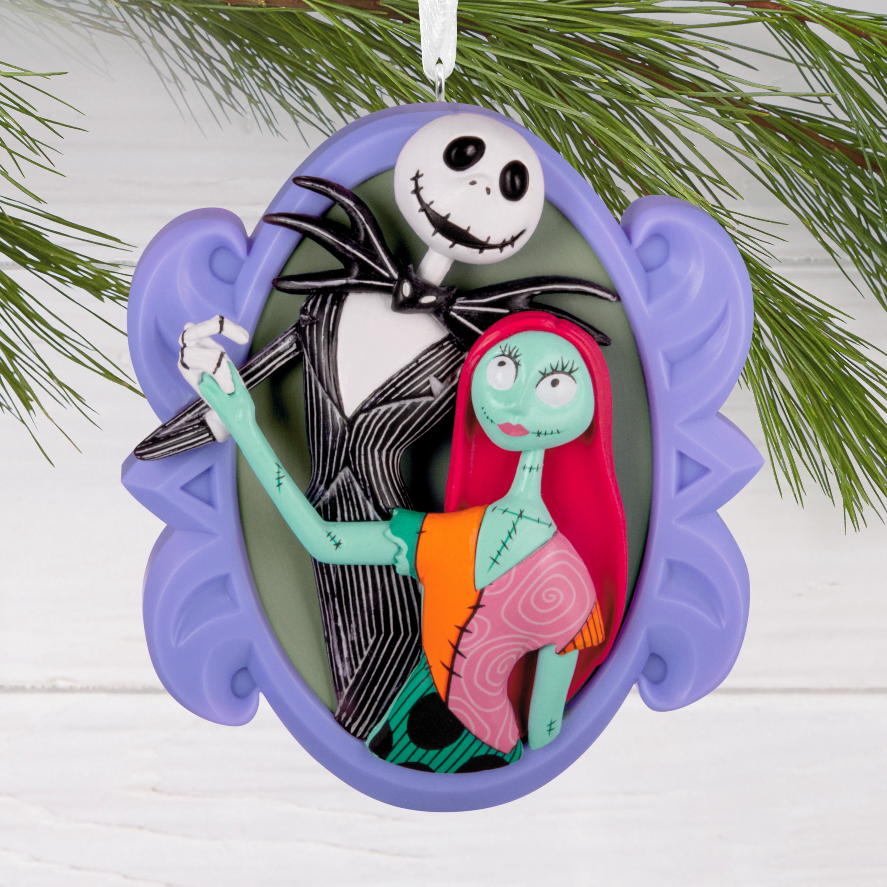 Hallmark Christmas Ornament (Disney Tim Burton's Jack and Sally), 1 Count