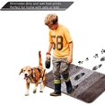 thumbnail image 3 of Indoor Doormat Front Door Mat Non Slip Rubber Backing Super Absorbent Mud and Snow Magic Dirts Trapper Mats Entrance Door CPDD Shoes Mat Machine Washable Carpet, 20" x 32", Brown Brown 20" x 32", 3 of 7