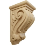 Ekena Millwork 3 1/2"W x 4"D x 7"H Small Classical Corbel, Cherry