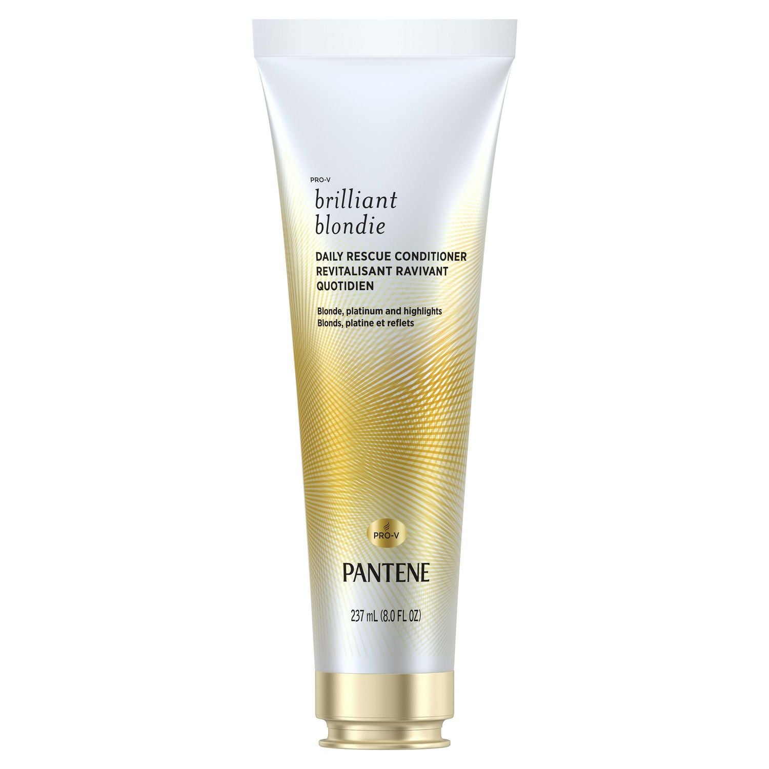 Revitalisant ravivant quotidien Pantene Brilliant Blondie pour cheveux colorés blonds, sans parabènes