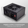 thumbnail image 3 of Fuente de alimentación Apevia SFX-AP500W Mini ITX Micro ATX 500W, 3 of 7