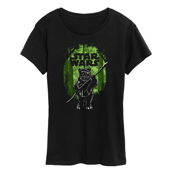 Star Wars - Ewok Silhouette - Women's Short Sleeve Graphic T-Shirt