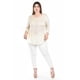 thumbnail image 5 of Blusa con detalle de encaje Roman Fashion /Tallas Extras, 182 (Beige) beige 40, 5 of 6