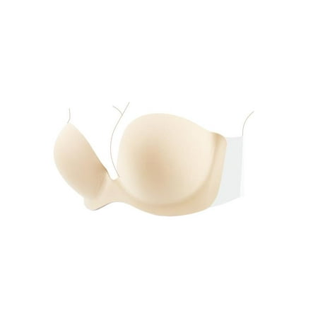 Nimiah Backless Strapless Bra for Women  Push Up Sticky Bra Deep U-Shaped Invisible Self Adhesive Bra