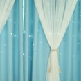 thumbnail image 4 of Ounissouiy Sombras de ventana azul y tipo gancho 250*100*0.1 cm, 4 of 6
