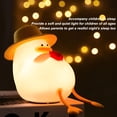 thumbnail image 3 of Cute Duck Night Light, Eye Caring 3 Brightness Adjustment Warm Light RGB USB Charging Night Light 30 Minutes Timing Versatile  For Children For Bedroom, 3 of 8