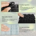 thumbnail image 2 of Seedling Starter Kit Plastic 4Pcs 12 Holes Seed Starter Tray Kit with Adjustable Vents Multifunctional Seed Propagator Set with Transplant Tools Labels Plant Tools(Black), 2 of 10
