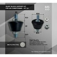 thumbnail image 3 of Amortiguadores de buena elasticidad, amortiguadores de vibraciones de funcionamiento silencioso para aires acondicionados, zapatas de freno de goma de inserción rápida, freno ajustable para montaje, 3 of 5