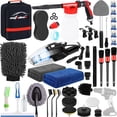 thumbnail image 1 of Kit de Limpieza para Lavado de Coches AUTODECO Negro con Pistola de Espuma y Accesorios Completos, 1 of 9