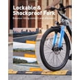 thumbnail image 2 of Actbest Core Electric Bike for Adults,500W Motor Ebike with Front Suspension, 28 MPH Max Speed, 48V 10.4Ah Removable Battery, 7-Speed Peak 1200W E Bicycle,26" Step-Over Ebikes (Silver), 2 of 6