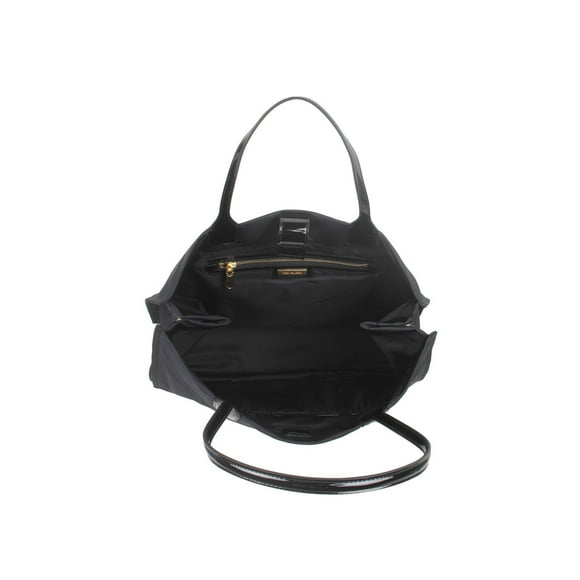 Tory Burch Counter Model Ella Series Patent Leather Logo Corner Nylon Women's Tote Bag 90479
