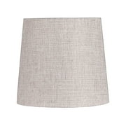Simplee Adesso Beige Fabric Uno Lamp Shade, 11"H x 12"D, Transitional, Adult Office Or Dorm Room Use