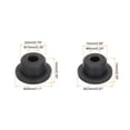 thumbnail image 2 of Uxcell T Shape Rubber Grommet Mount Dia 15mm/20mm,ID 6mm/10mm Seal Protection Cable Grommets Flexible, 2 of 5