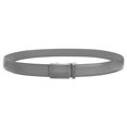 thumbnail image 4 of Falari Men Unisex Genuine Leather Casual Ratchet Dress Belt, Trim to Fit - Dark Gray - XLarge, 4 of 7