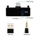 thumbnail image 2 of Bluetooth 5.0 Type-C Audio Transmitte EDR A2DP SBC Low Latency USB C Wireless Adapter & Mic for Switch TV PC, 2 of 8