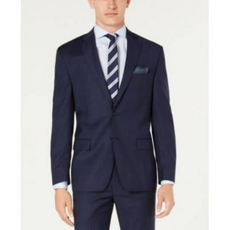 Lauren Ralph Lauren Men's Classic-Fit Stretch Suit Jacket Blue B4HP $450 (Long,44)