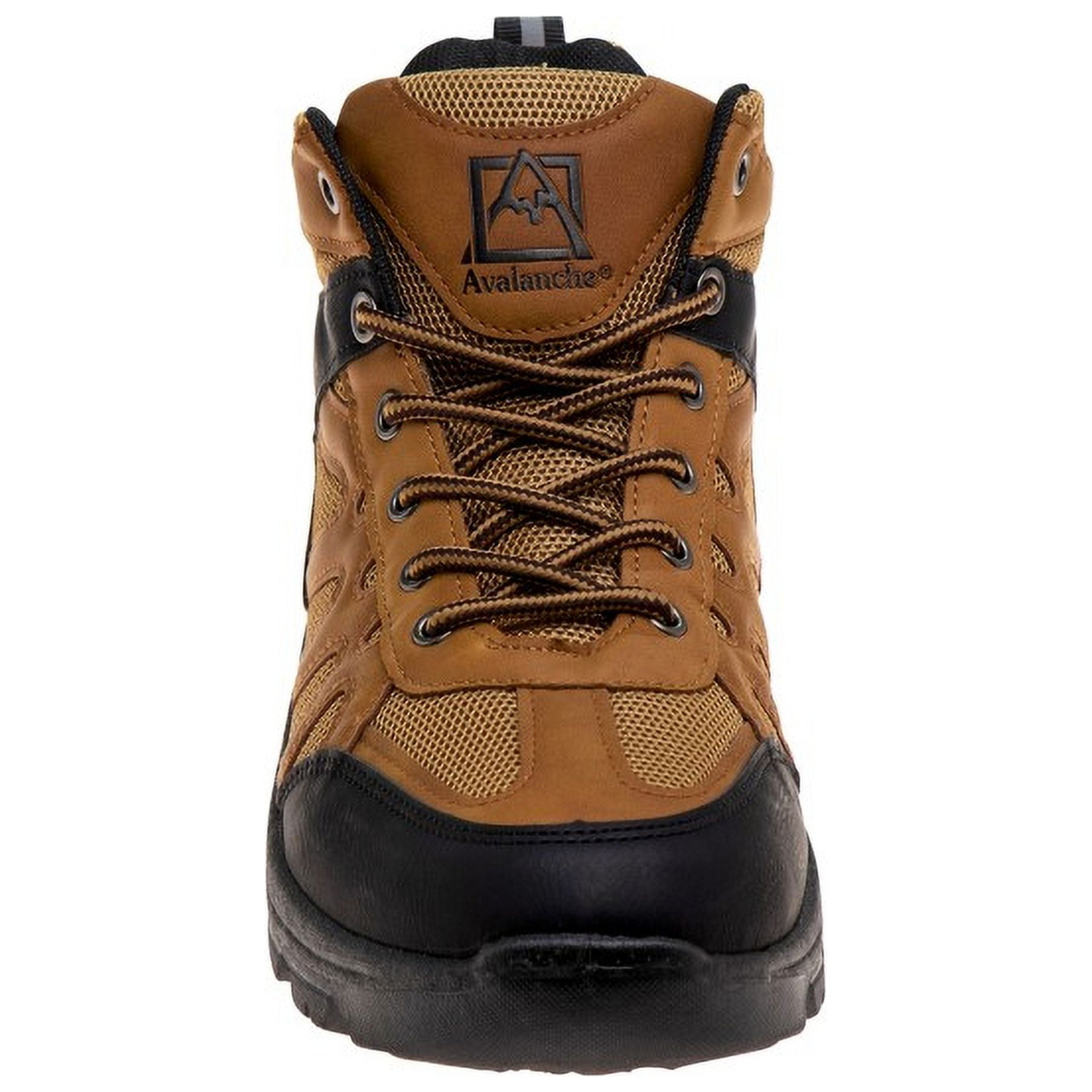 Avalanche Adult Men Hiking Boots , Tan Black- 9.5