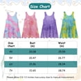 thumbnail image 7 of Girls Swim Cover Up for Swimwear Knit Kids Summer Beach Bathing Suit Coverup Cami Dress for Size 4-7Y, 7 of 7