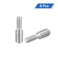 thumbnail image 3 of Uxcell 8Pack M4x10mm to M6x10mm Double End Threaded Stud 304 Stainless Steel Screw Bolts, 3 of 6