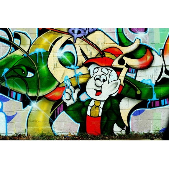 Graffiti Art XLII - CANVAS OR FINE PRINT WALL ART